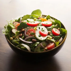 Fresh and Delicious Vegetable Plate for Lunch