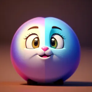 Round Fun Eyeball Ball: Playful Piggy Bank Sphere