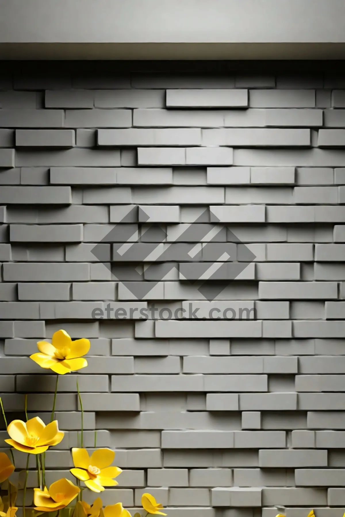 Picture of Urban brick wall texture backdrop in orange hue