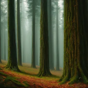 Tranquil Bamboo Forest in Sunlight