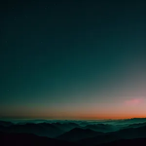 Vibrant Horizon: Sunlit Sky, Sunset, and Clouds