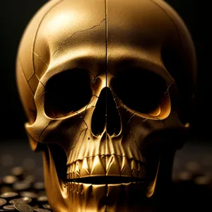 Pirate Skull: Spooky Anatomy of Death, Fear, and Disguise