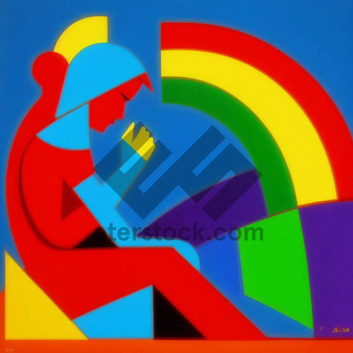 Picture of Flag of a country symbol graphic design icon
