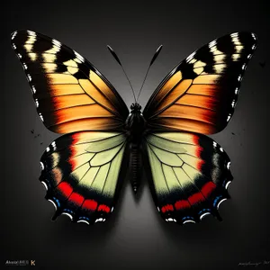 Vibrant Monarch Butterfly in Flight