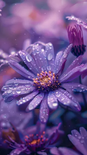 Vibrant Pink Daisy Blooming in Summer Garden