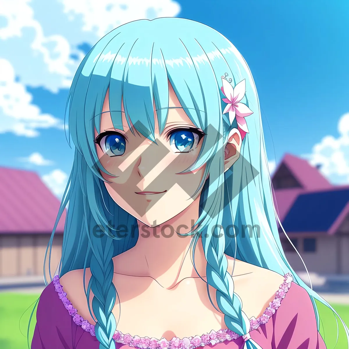Picture of Cartoon Princess Fashion Aristocrat - Artistic Face