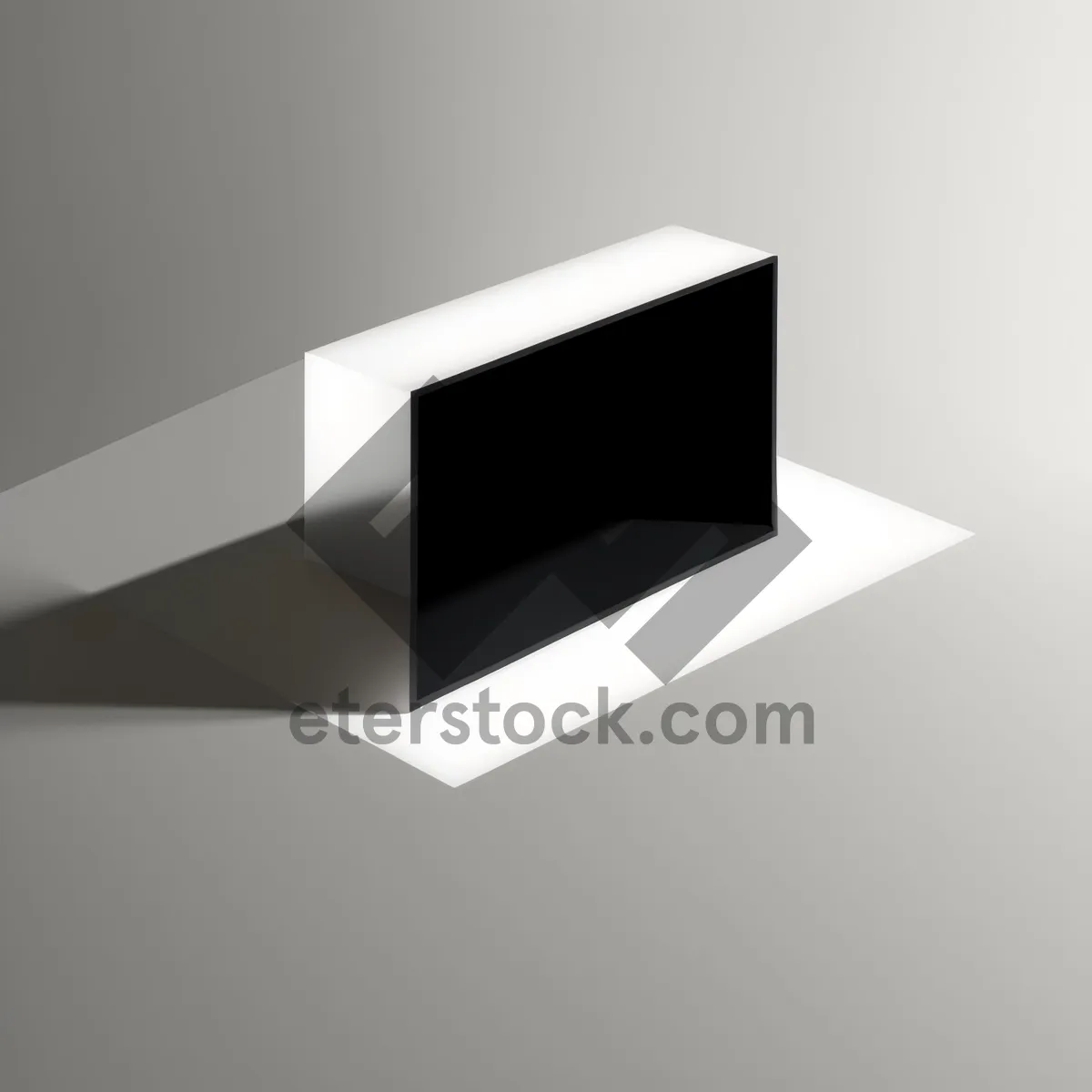 Picture of Modern 3D square business icon design concept.