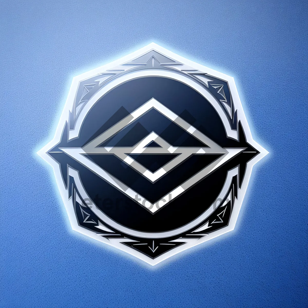 Picture of Symbolic Shield: Guarded Gem Amulet for Protection