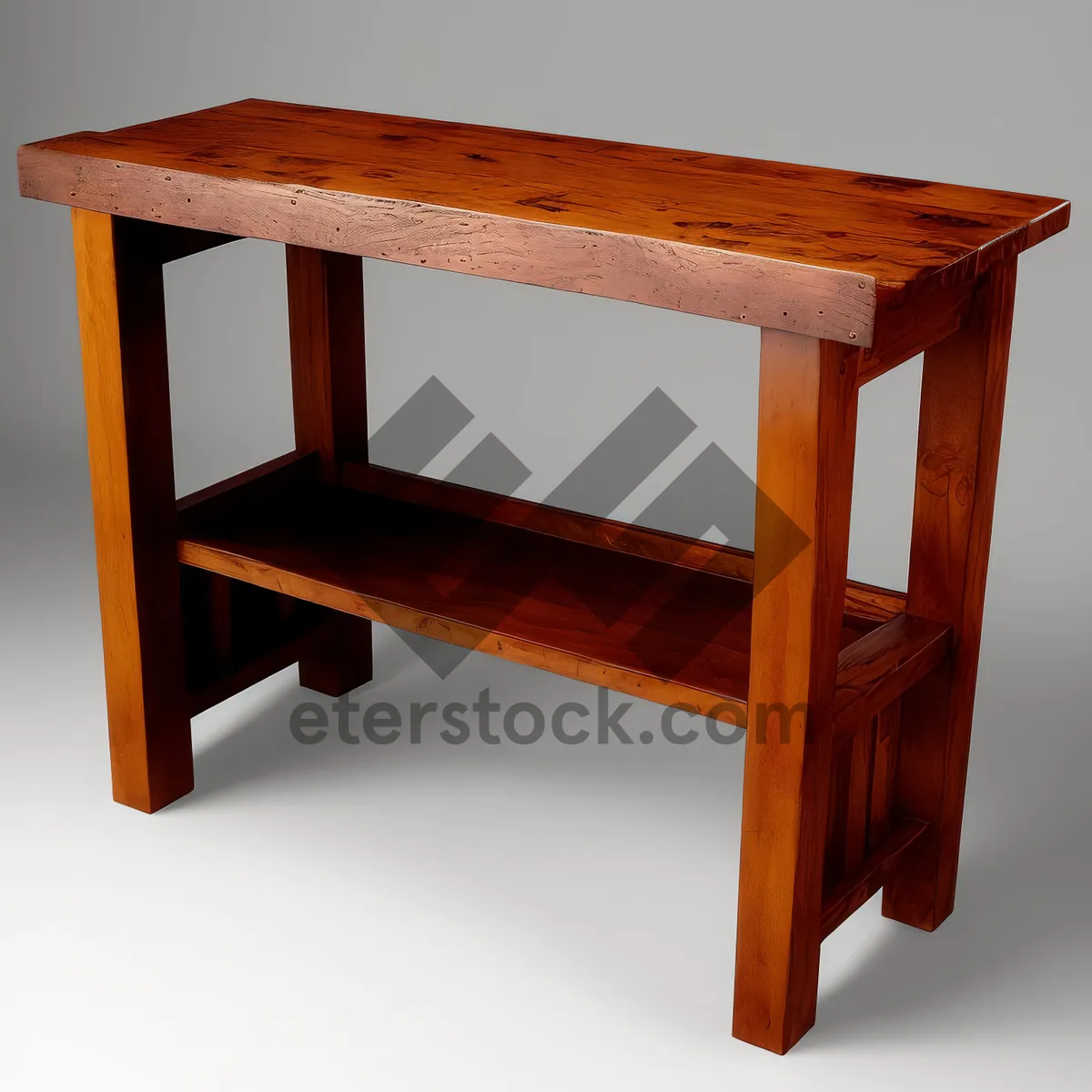 Picture of Antique Wooden Furniture Retro Desk Chair