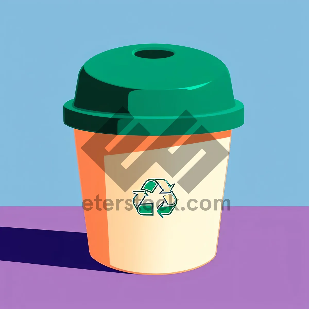 Picture of Plastic cup container for conserving liquids