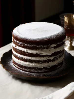 Decadent Chocolate Mousse Cake with Creamy Coffee