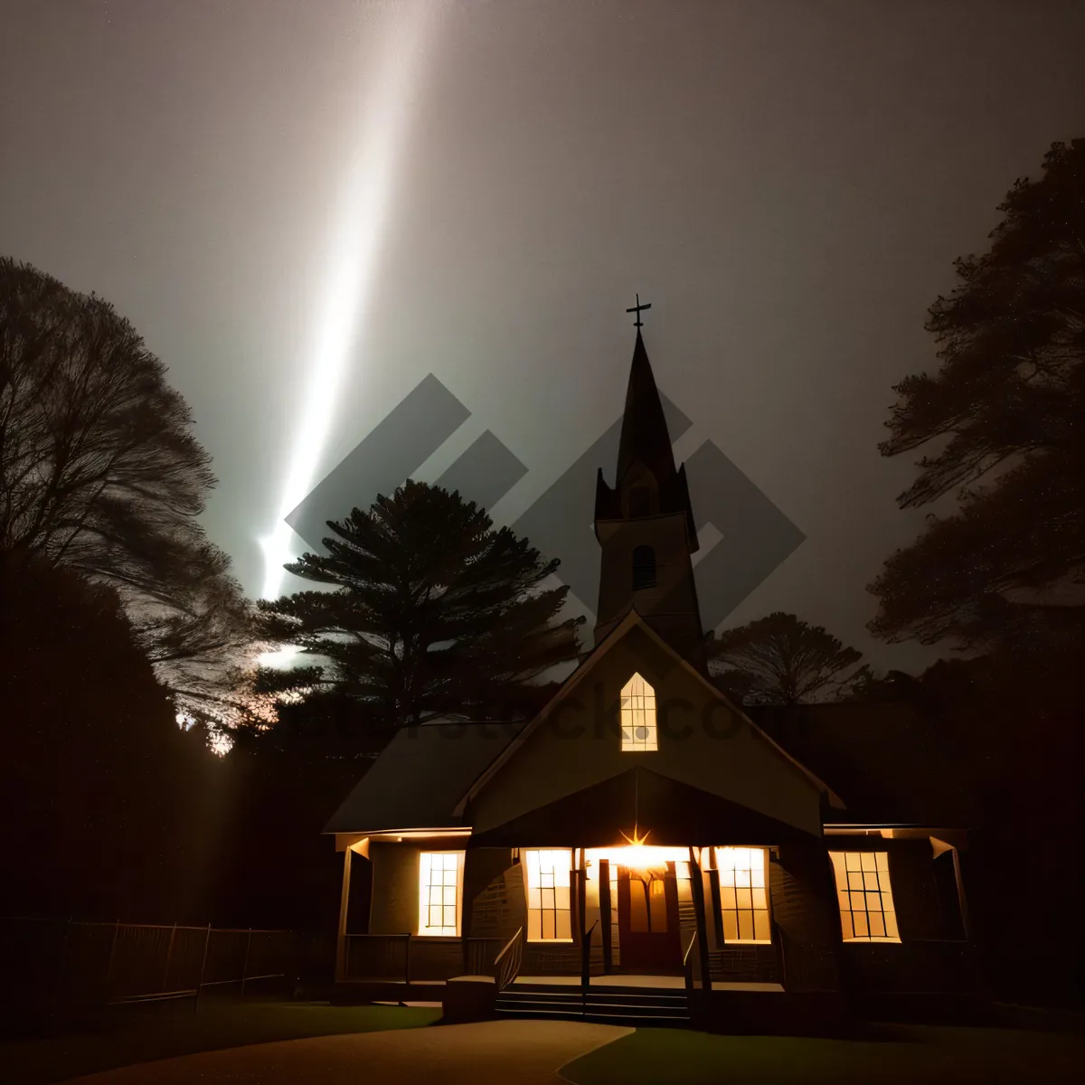 Picture of Sky-high Cathedral: Historic Landmark Towering in City