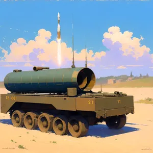 High-Powered War Rocket Vehicle