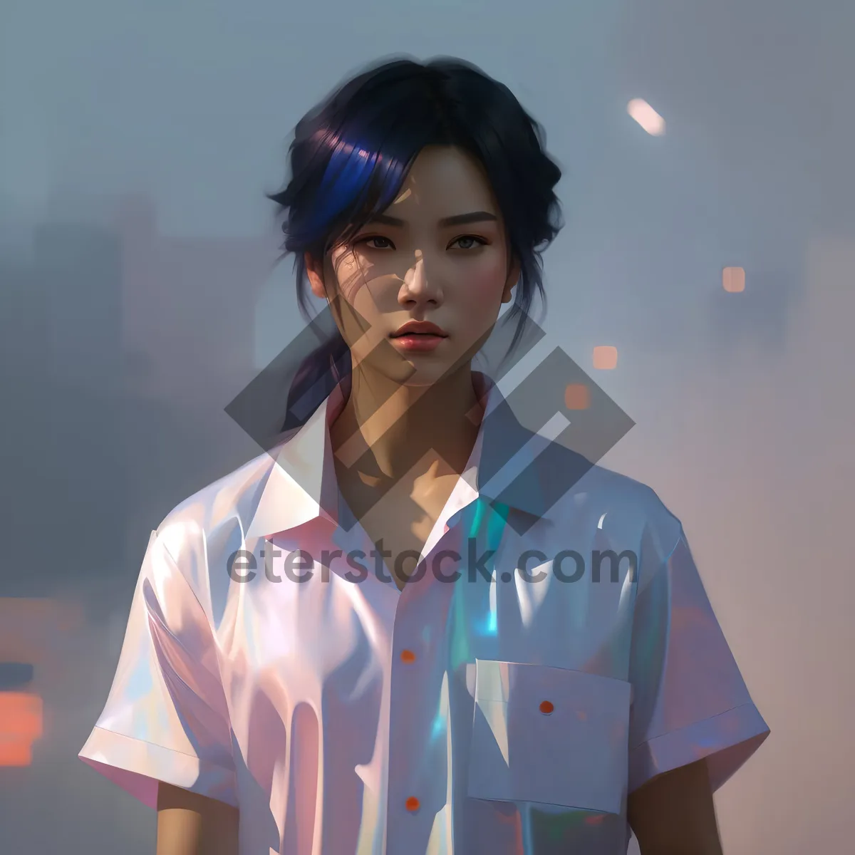 Picture of Smiling Healthcare Professional in Lab Coat