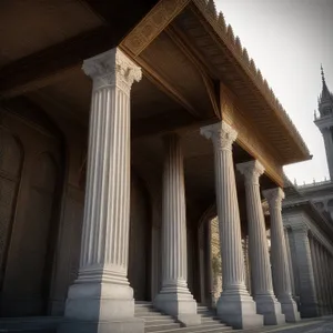 Historical Columns in the City