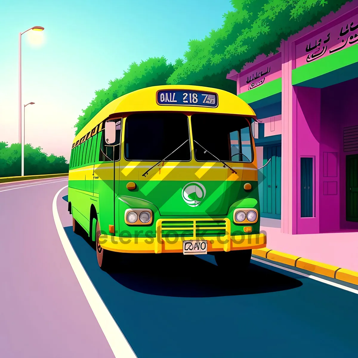 Picture of School Bus: Reliable Public Transit for Safe Transportation