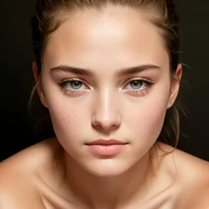 Radiant Beauty: Attractive Model with Flawless Makeup