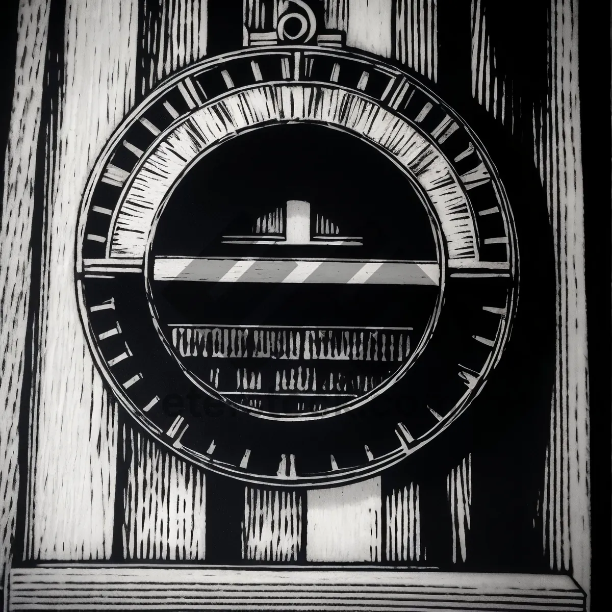 Picture of Antique Church Clock Tower: Timeless Window to History.