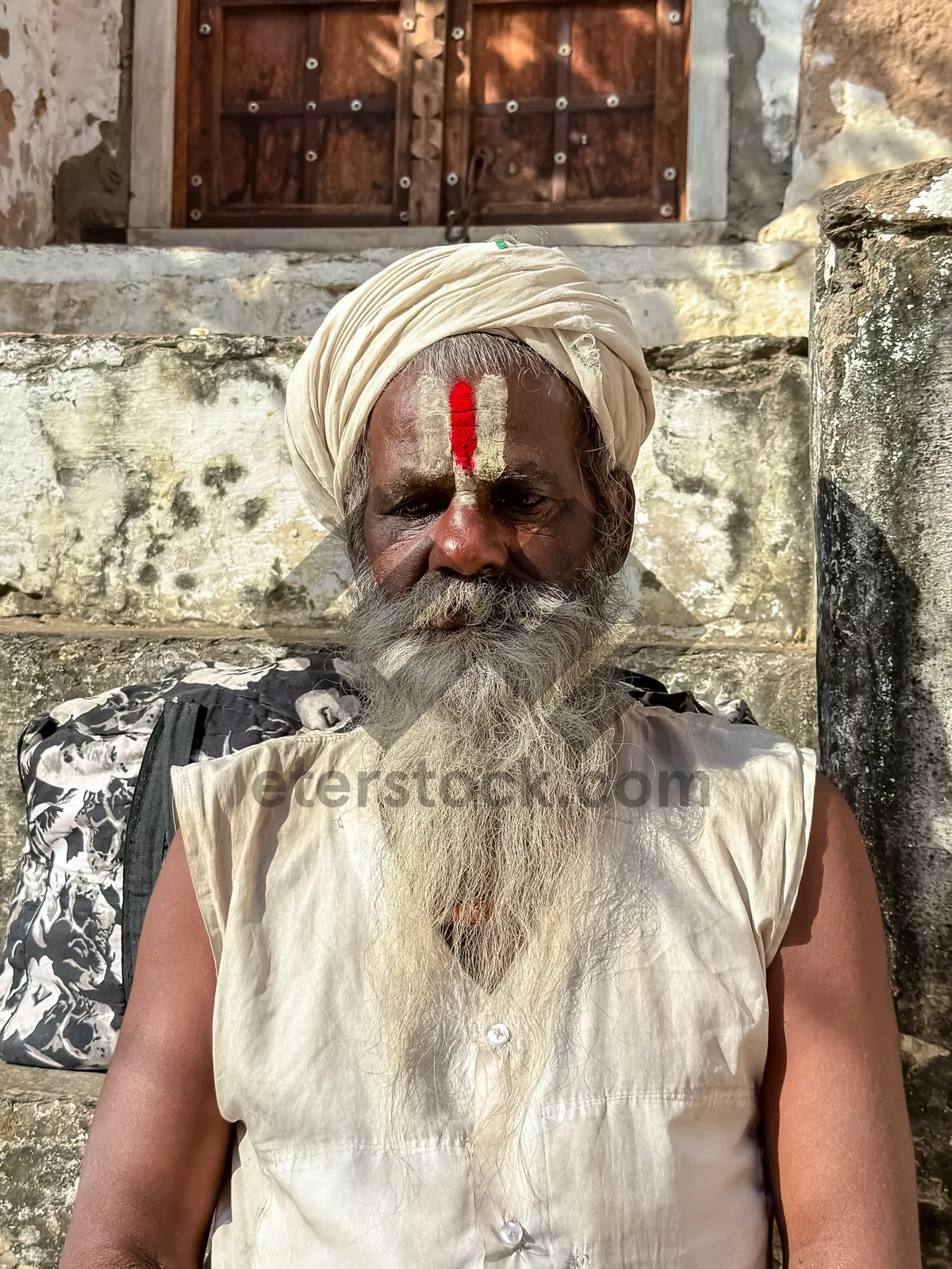 Picture of Man with Crazy Hair Portrait