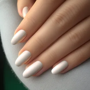 Perfectly Manicured Nails - Fingers Receiving Spa Treatment