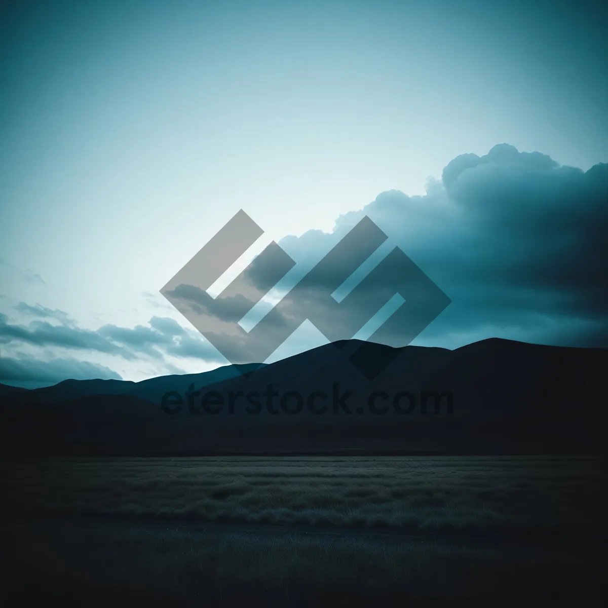 Picture of Sunset Over Majestic Mountain Range