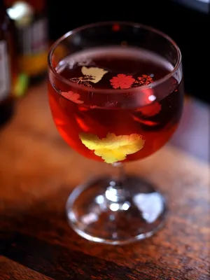 Elegant Wine Glass on Restaurant Table