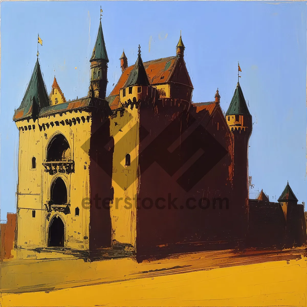 Picture of Medieval Castle: Iconic Structure Mastering History