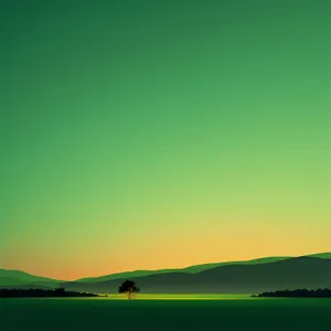 Vibrant summer meadow under clear skies