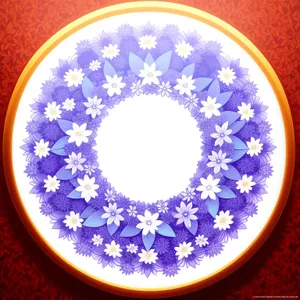 Colorful Ceramic Bowl: Artistic Porcelain Utensil