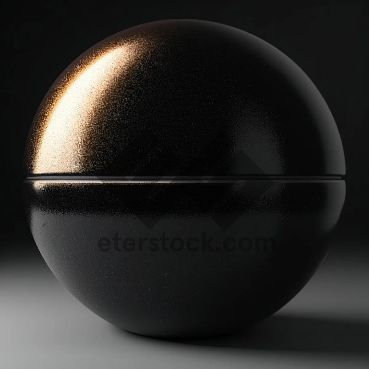 Picture of Shiny Glass Sphere in Mixing Bowl