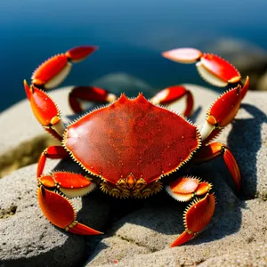 Rock Crab Delicacy: Fresh Seafood with a Powerful Claw