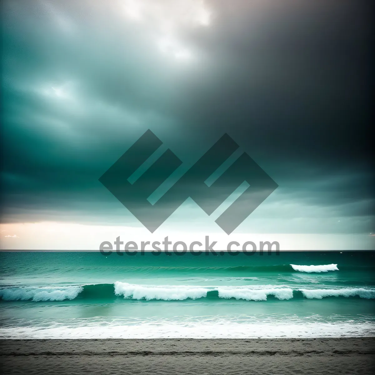 Picture of Serene Sunset on Tropical Beach