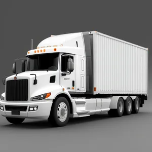 Highway Hauler: Fast Freight Truck in Motion