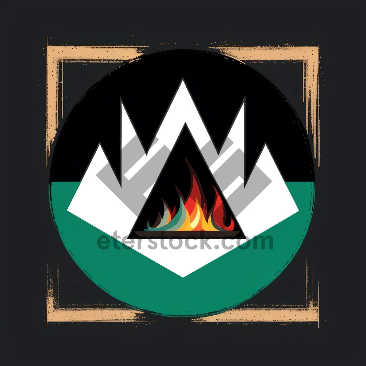 Picture of Speedway Symbol: Iconic Racetrack Sign Design