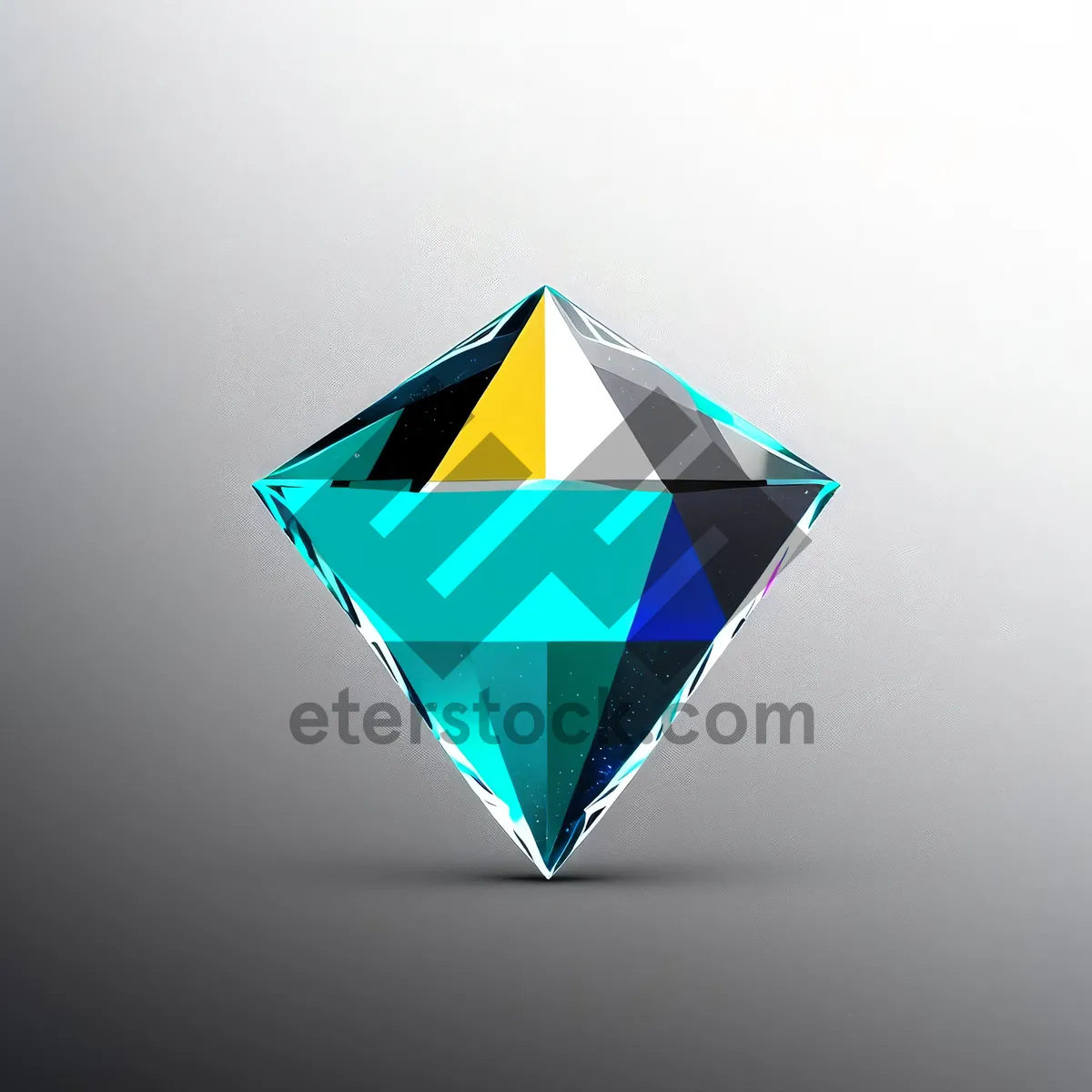 Picture of 3D Glass Gem Symbol Design