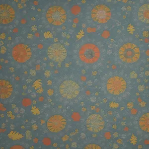 Cotton Paisley Retro Floral Seamless Wallpaper Design