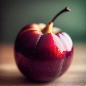 Juicy Red Cherry Apple - Perfectly Ripe and Delicious!