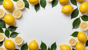 Fresh Citrus Fruits Display on Wooden Table