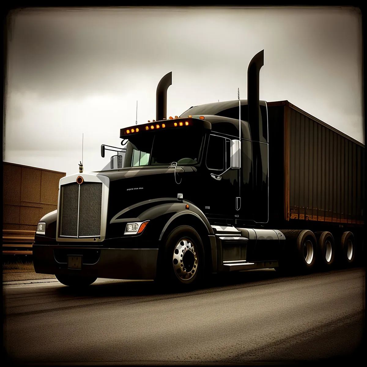 Picture of Highway Hauler: Fast and Reliable Trailer Truck Transportation