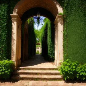 Stunning Gothic Arch in Historic Church