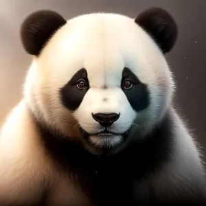 Adorable Giant Panda with Captivating Eyes