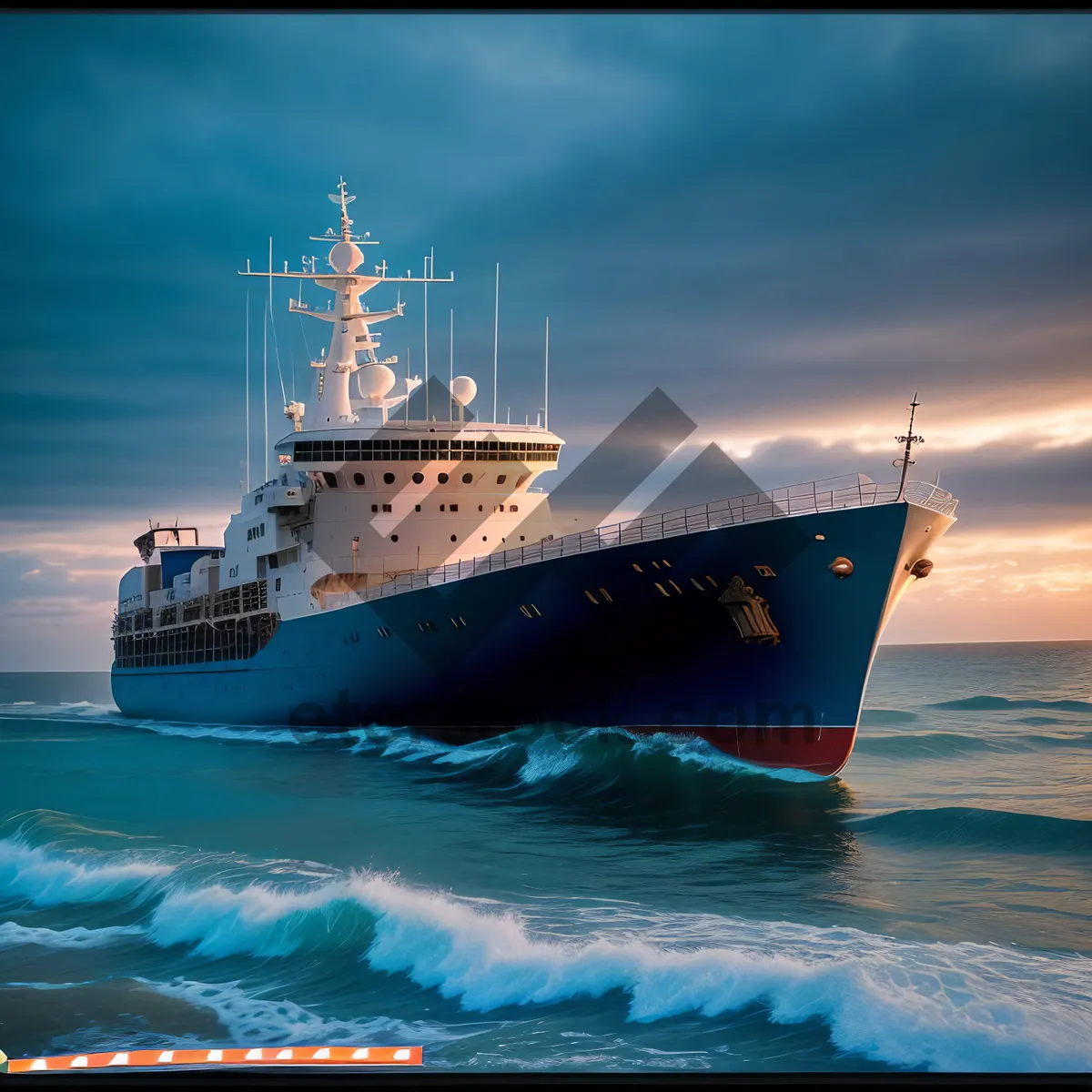 Picture of Ocean Cargo Ship on the Port