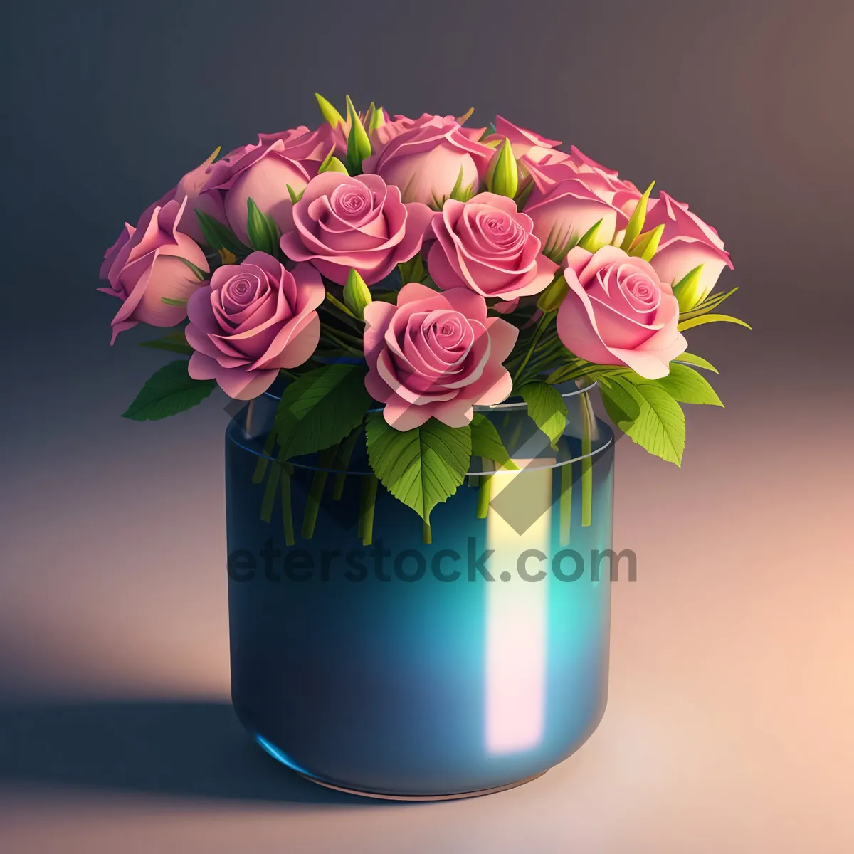 Picture of Vibrant Blooms in a Spring Vase