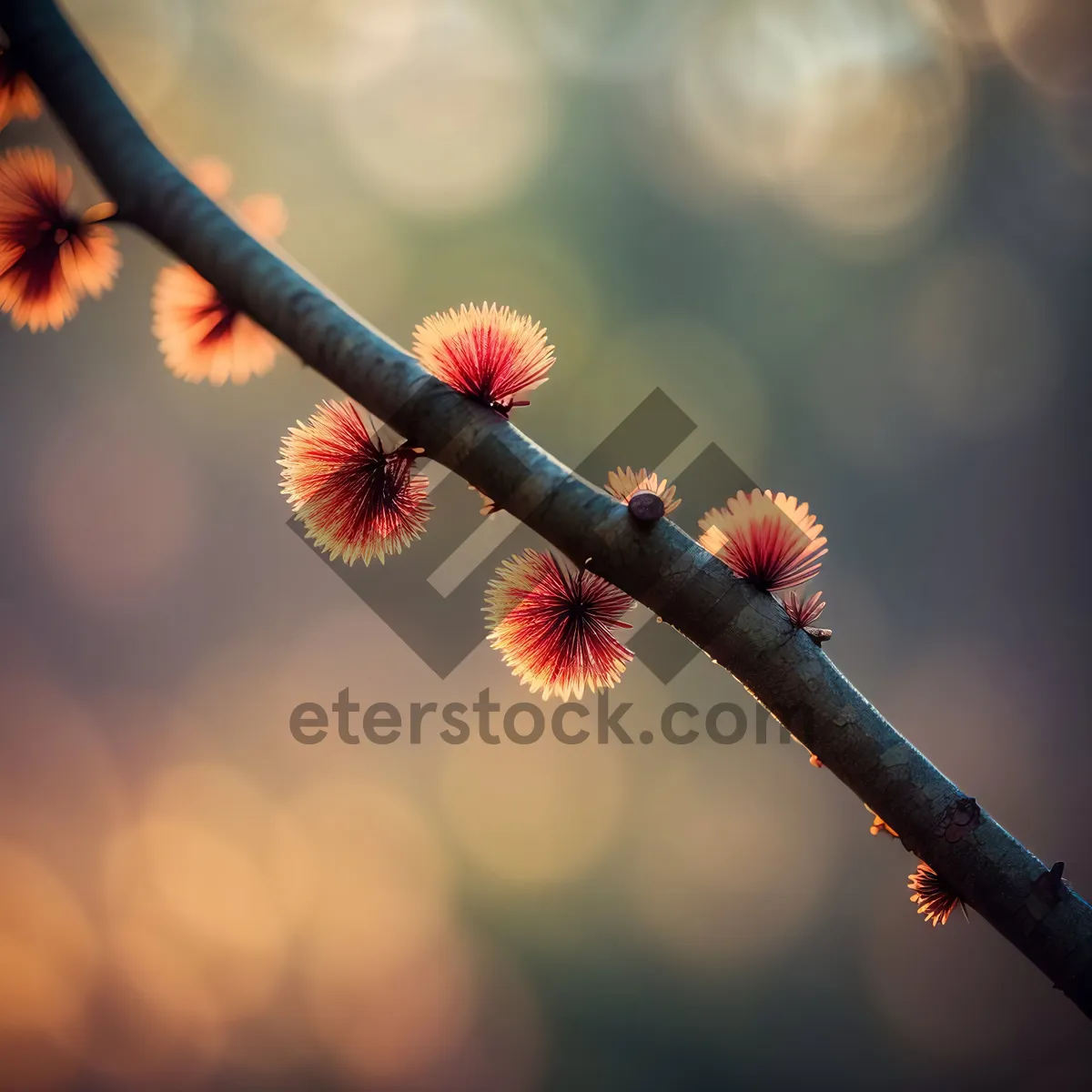 Picture of Willow Blossom Against Spring Sky