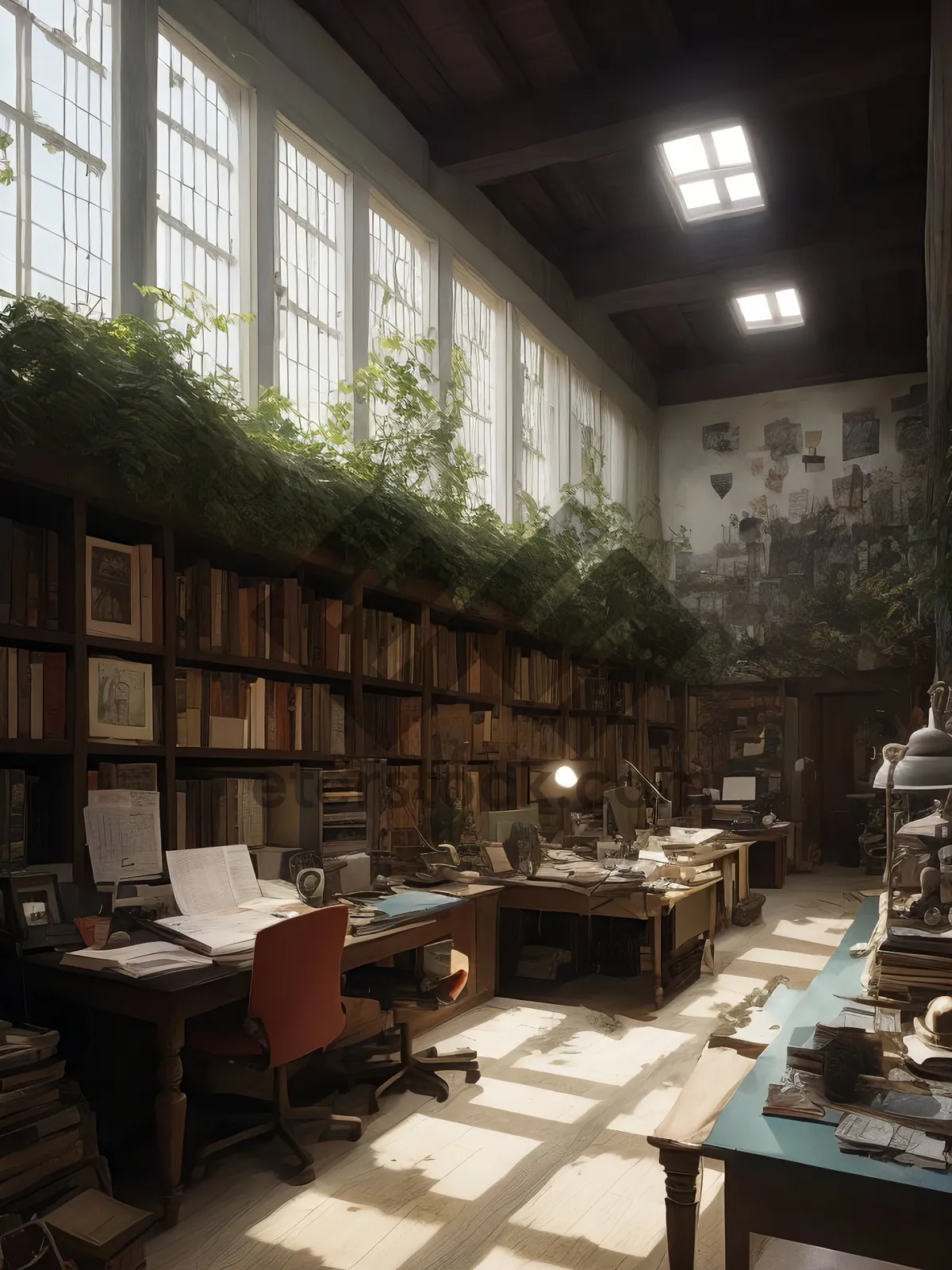 Picture of Modern Luxury Restaurant Interior with Stylish Furniture