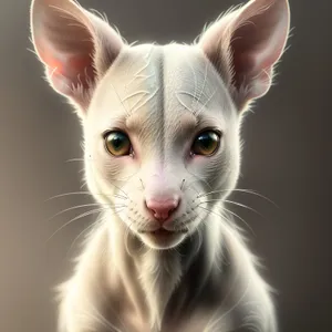 Adorable gray kitten with curious eyes and fluffy fur