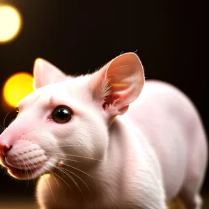 Cute Fluffy Kitten with Whiskers and Bright Eyes