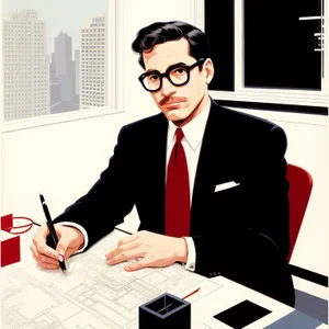 Successful Team Meeting with Confident Business Professionals