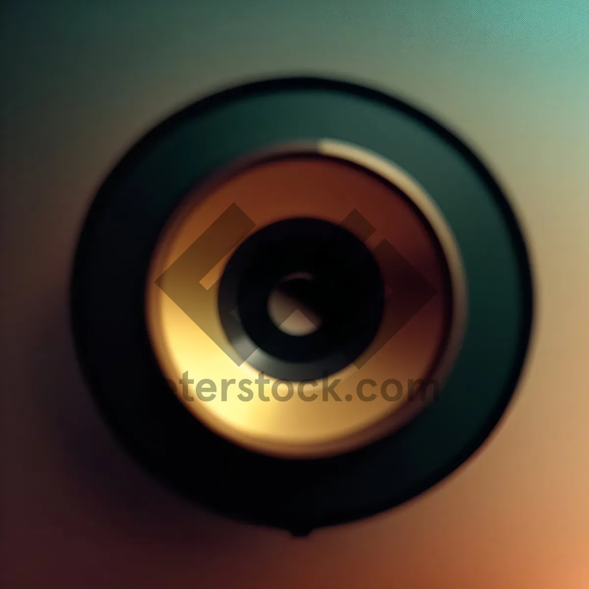 Picture of 3D Black Circle Acoustic Sound Icon