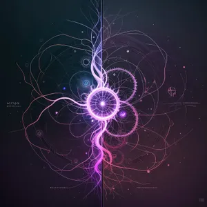 Electric Dreams - A mesmerizing mix of lightning and fractal art.